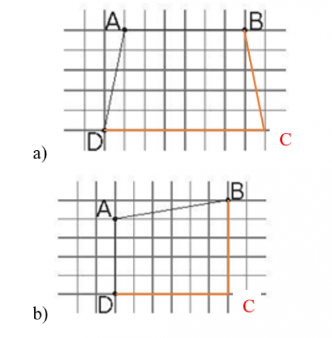 Xác định vị trí điểm C để có hình thang ABCD