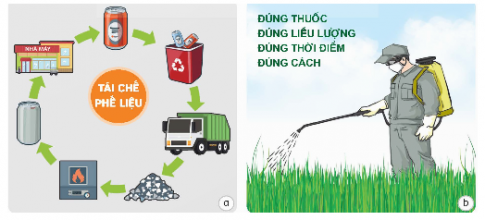 Quan sát hình 3, nêu các biện pháp phòng chống ô nhiễm đất. Kể tên một số biện pháp phòng chống ô nhiễm đất