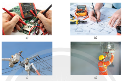 Hình ảnh nào sau đây thuộc ngành nghề kĩ sư điện?
