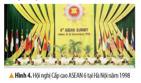 Đọc thông tin và quan sát hình 4, em hãy nêu ý nghĩa của việc Việt Nam gia nhập ASEAN