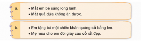 - Tra từ điển để tìm hiểu nghĩa của các từ in đậm trong mỗi cặp câu...