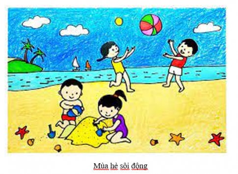 Chọn và đặt tên cho 1 - 2 tranh, ảnh về tuổi thơ của em.