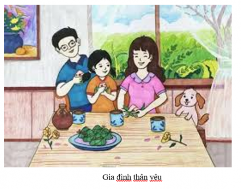 Chọn và đặt tên cho 1 - 2 tranh, ảnh về tuổi thơ của em.